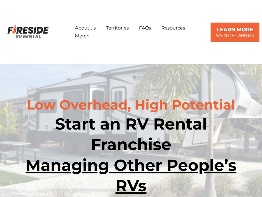 firesidervrentalfranchise.com